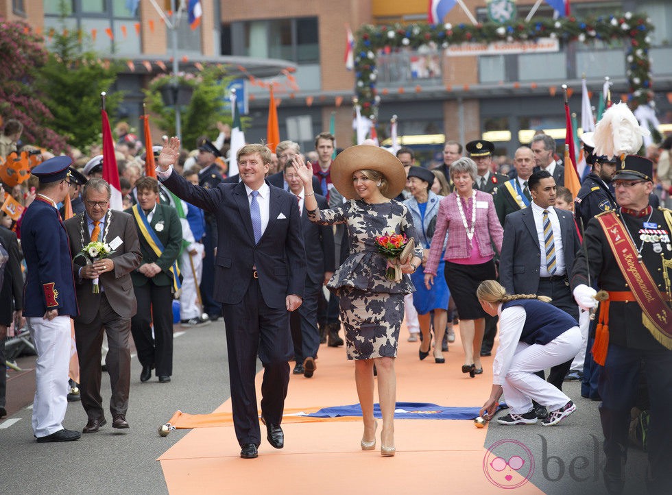 Guillermo Alejandro y Máxima de Holanda en Utrecht