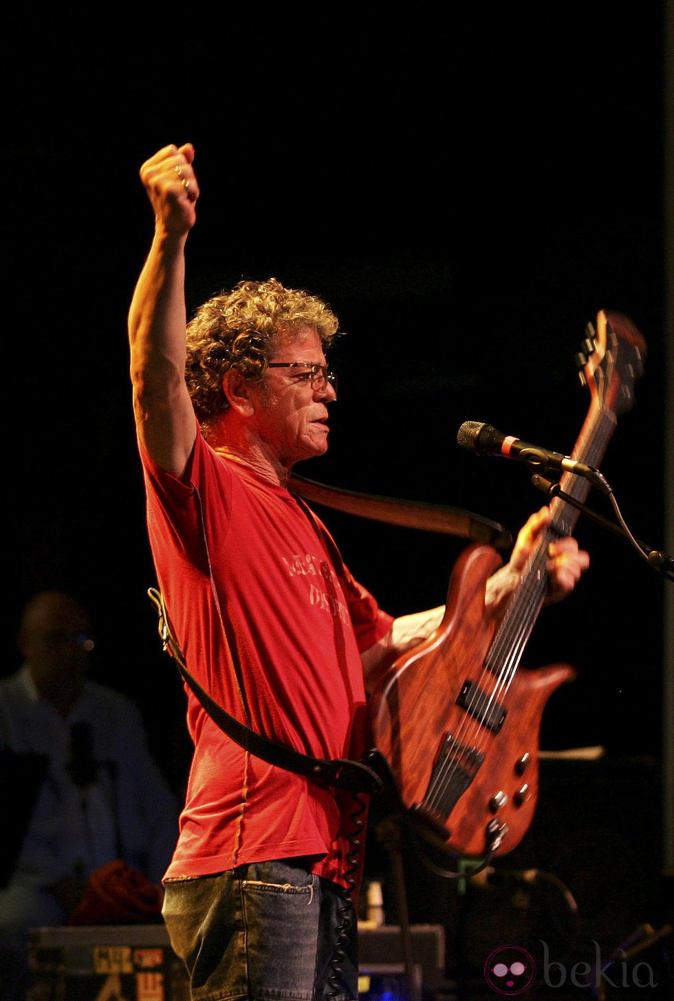 El rockero Lou Reed en concierto