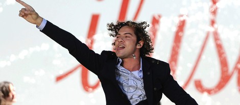 David Bisbal durante su actuación en el 25 aniversario de la Fundación ONCE