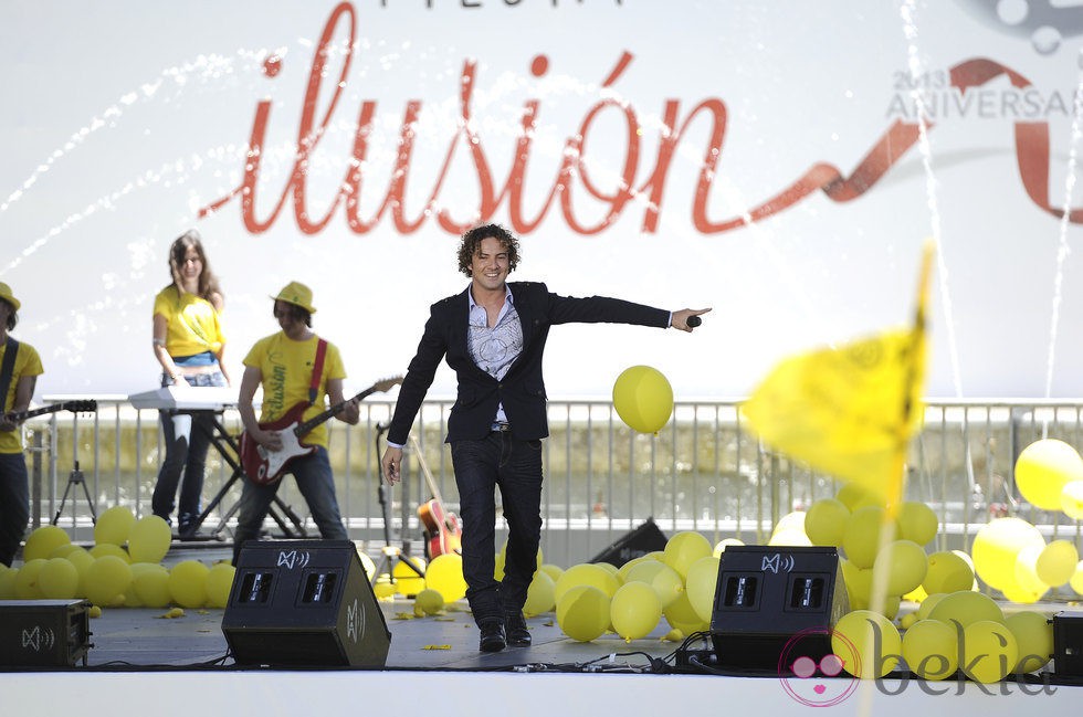 David Bisbal en el 25 aniversario de la Fundación ONCE