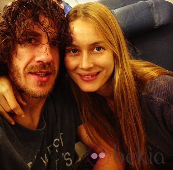 Carles Puyol y Vanesa Lorenzo se marchan de viaje