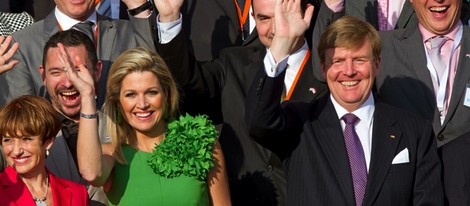 Los Reyes Guillermo Alejandro y Máxima de Holanda en Alemania