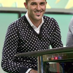 David Villa en la presentación de la Copa Confederaciones 2013