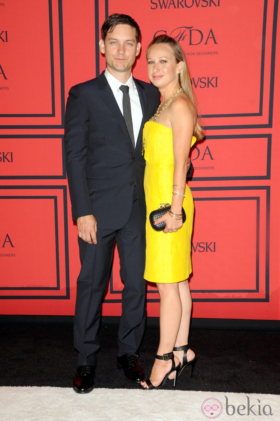 Tobey Maguire y Jennifer Meyer en los Premios CFDA 2013