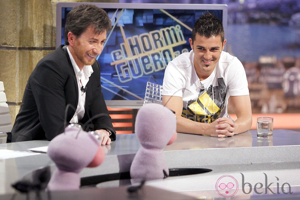 Pablo Motos y David Villa en 'El Hormiguero'