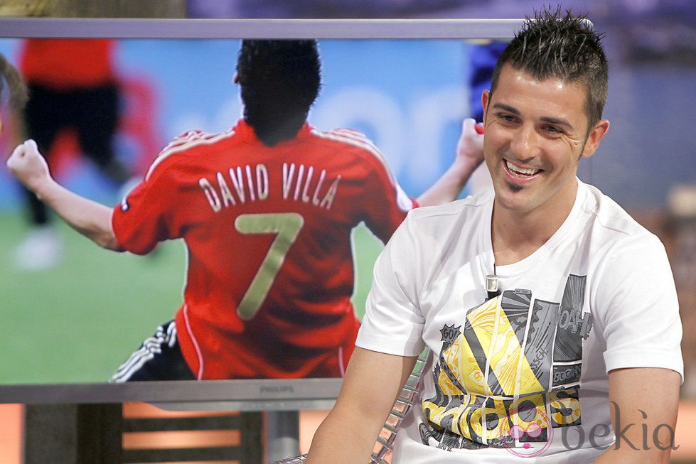 David Villa en 'El Hormiguero'