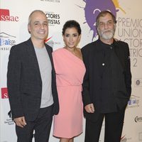 Pablo Berger, Ramón Barea e Inma Cuesta en la alfombra roja de los Premios Unión de Actores 2012