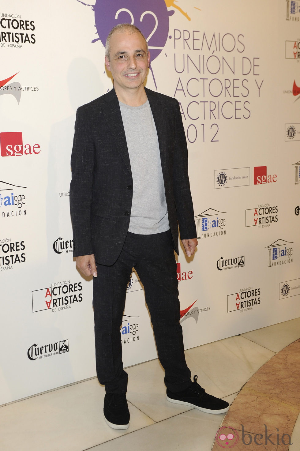 Pablo Berger en la alfombra roja de los Premios Unión de Actores 2012