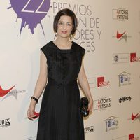 Esther Regina en la alfombra roja de los Premios Unión de Actores 2012