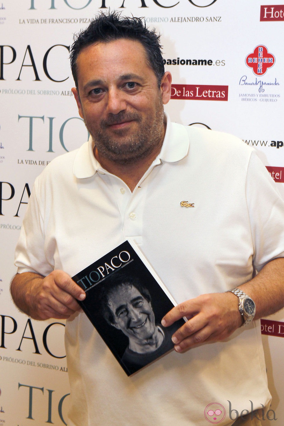 Pepón Nieto en la presentación del libro 'Tío Paco'