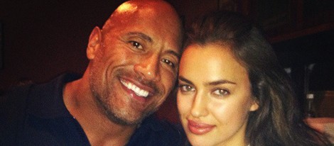 Dwayne Johnson y Irina Shayk en la lectura de guion de 'Hércules'