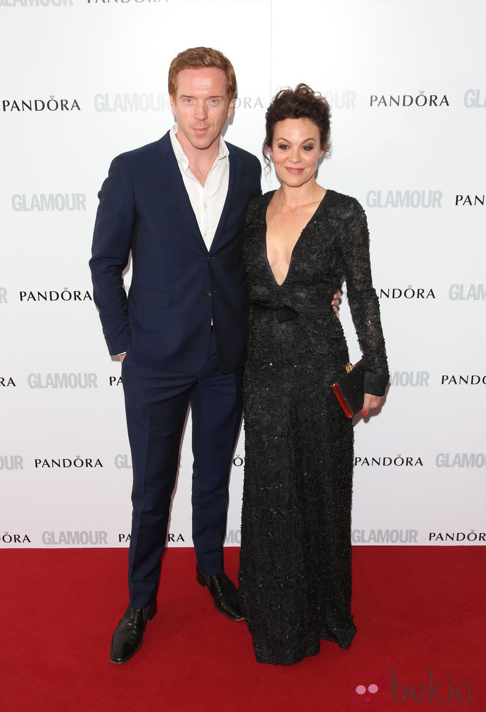 Damian Lewis y Helen McCrory en los Premios Glamour Mujer del Año 2013 en Londres