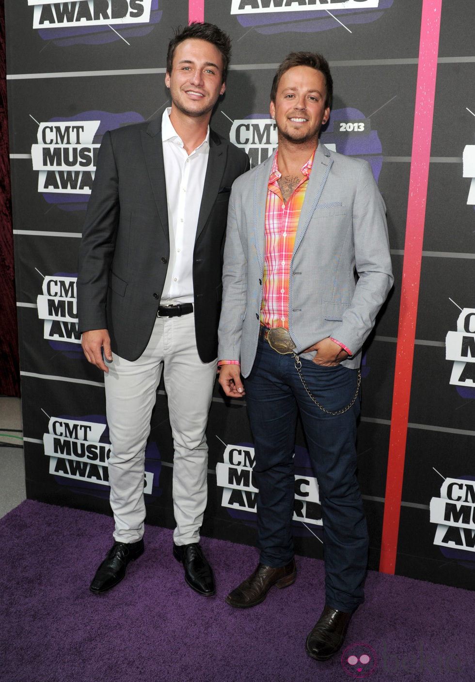 Paul Jolley y Easton Corbin en los CMT Awards 2013