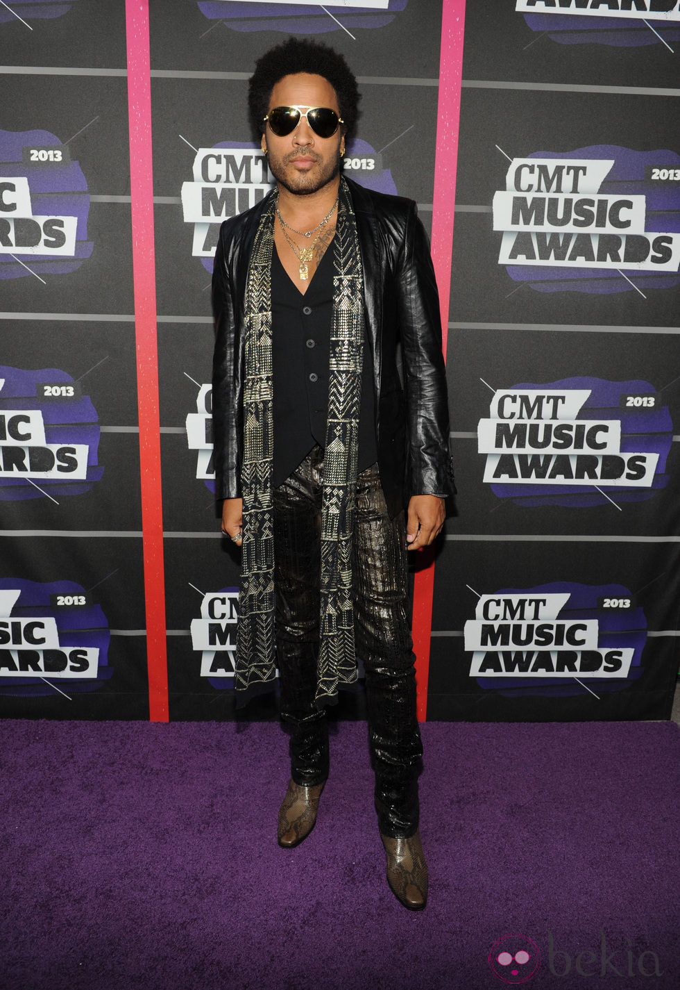 Lenny Kravitz en los CMT Awards 2013