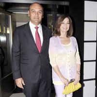 Ana Rosa Quintana y Juan Muñoz en el aniversario de un restaurante