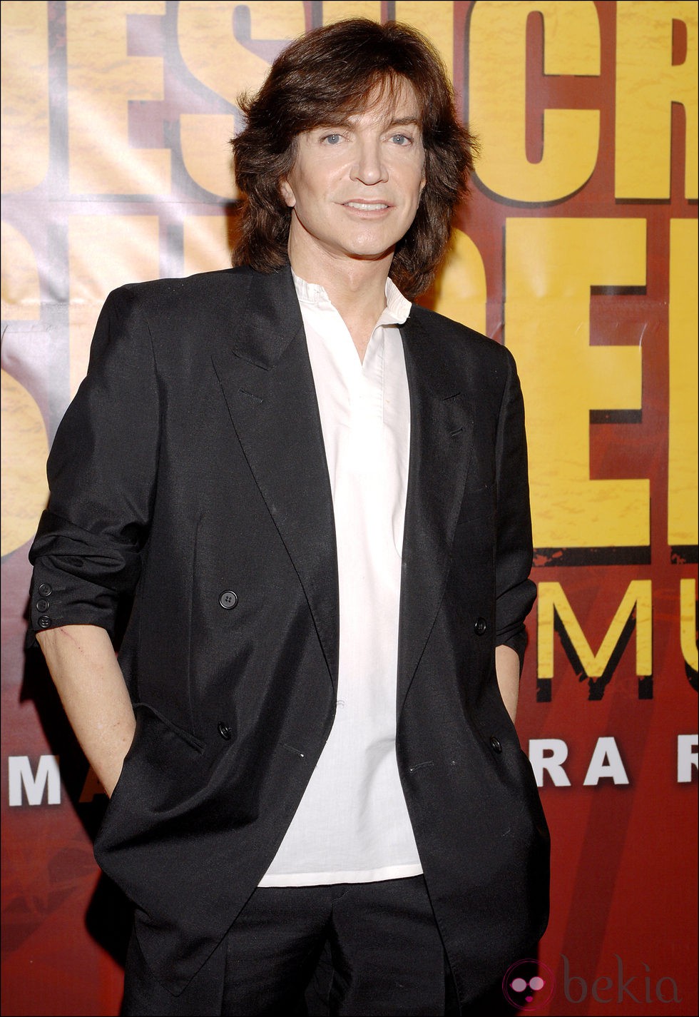 Camilo Sesto en el estreno del musical 'Jesuscristo Superstar'