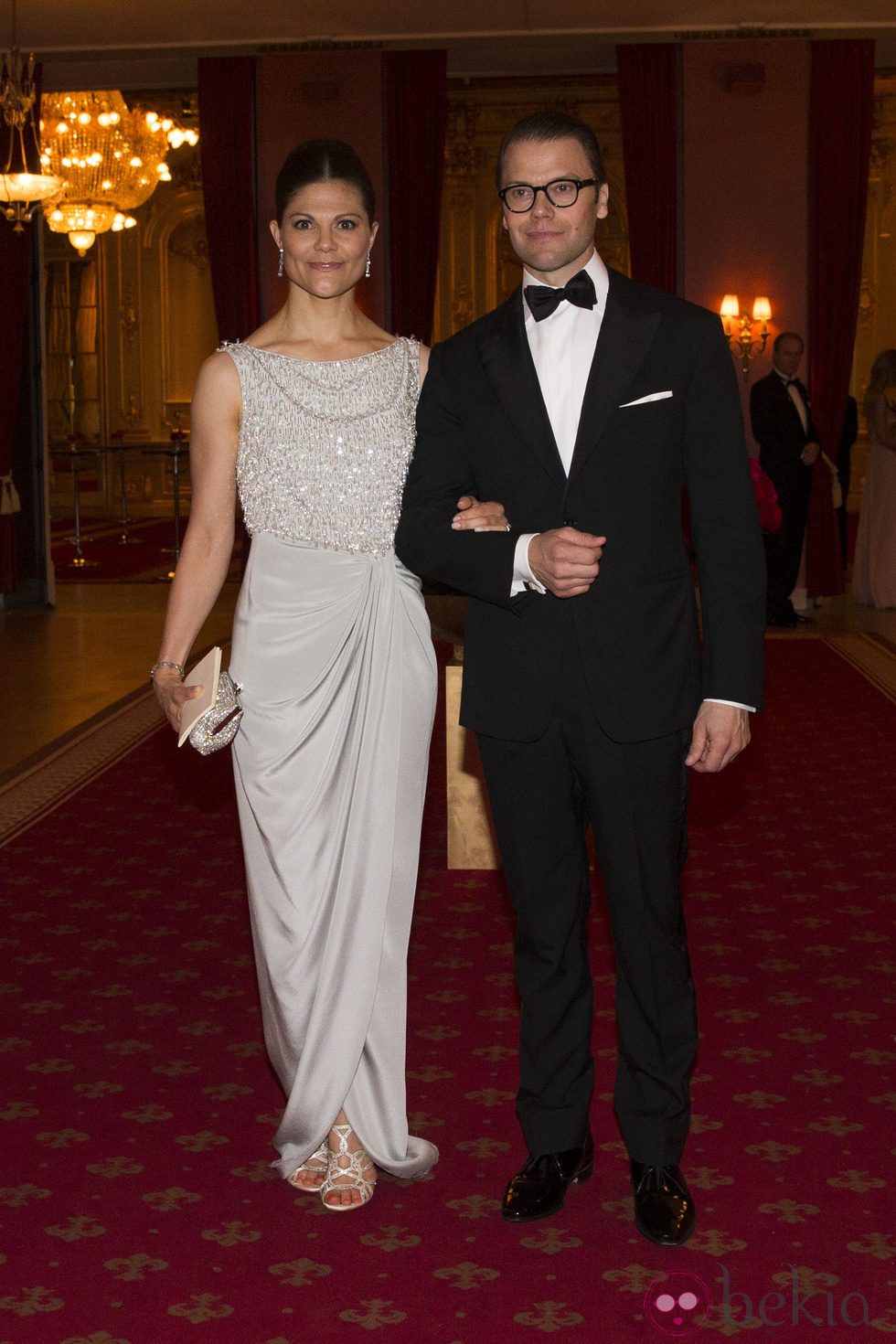 Victoria y Daniel de Suecia en la cena previa a la boda de Magdalena de Suecia y Chris O'Neill