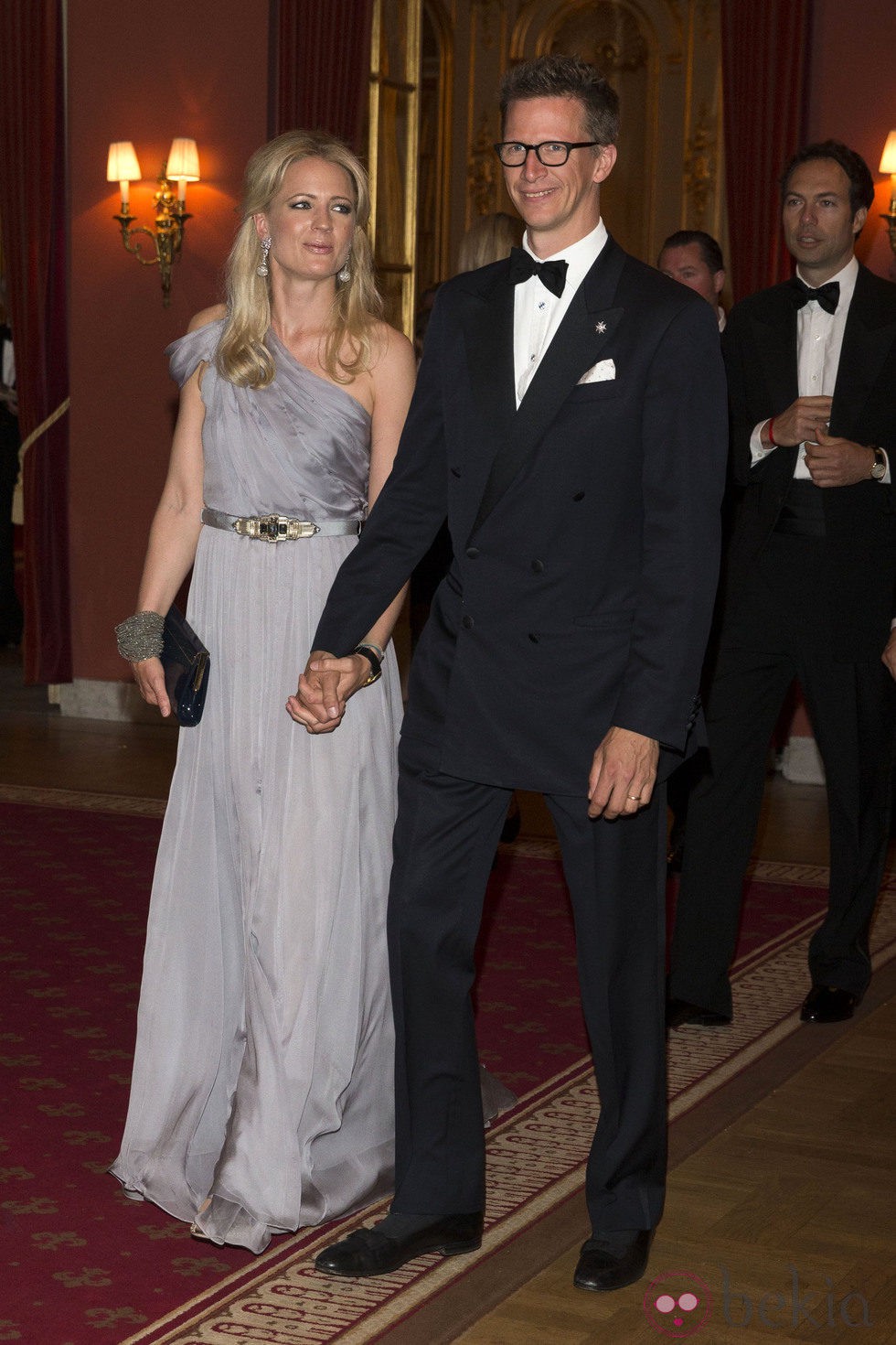 Los príncipes Manuel y Anna de Bavaria en la cena previa a la boda de Magdalena de Suecia y Chris O'Neill