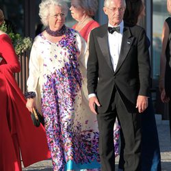 Cristina de Suecia y Tord Magnusson en la cena previa a la boda de Magdalena de Suecia y Chris O'Neill