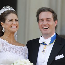 Primer posado de la Princesa Magdalena de Suecia y Chris O'Neill como marido y mujer