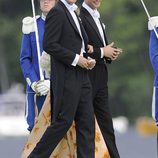 Luis Medina llegando al banquete de boda de Magdalena de Suecia y Chris O'Neill