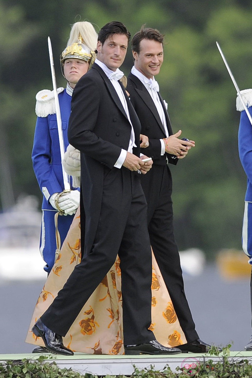 Luis Medina llegando al banquete de boda de Magdalena de Suecia y Chris O'Neill