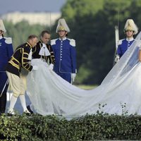 Magdalena de Suecia y Chris O'Neill llegan al Palacio de Drottningholm