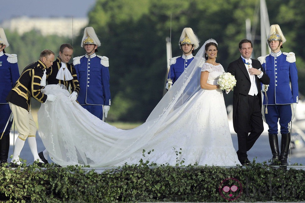 Magdalena de Suecia y Chris O'Neill llegan al Palacio de Drottningholm