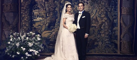 Fotografía oficial de la princesa Magdalena de Suecia y Christopher O'Neill