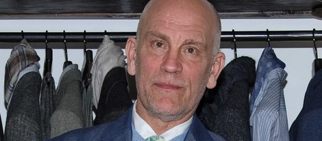 John Malkovich en una fiesta de diseñadores en Milán