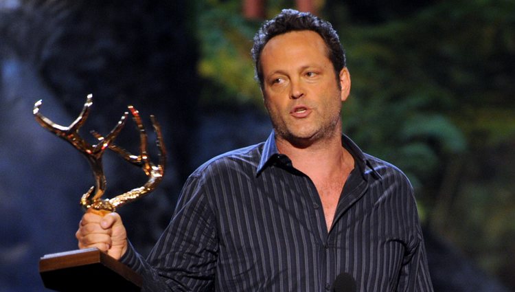 Vince Vaughn recoge un premio en los Guys Choice Awards 2013