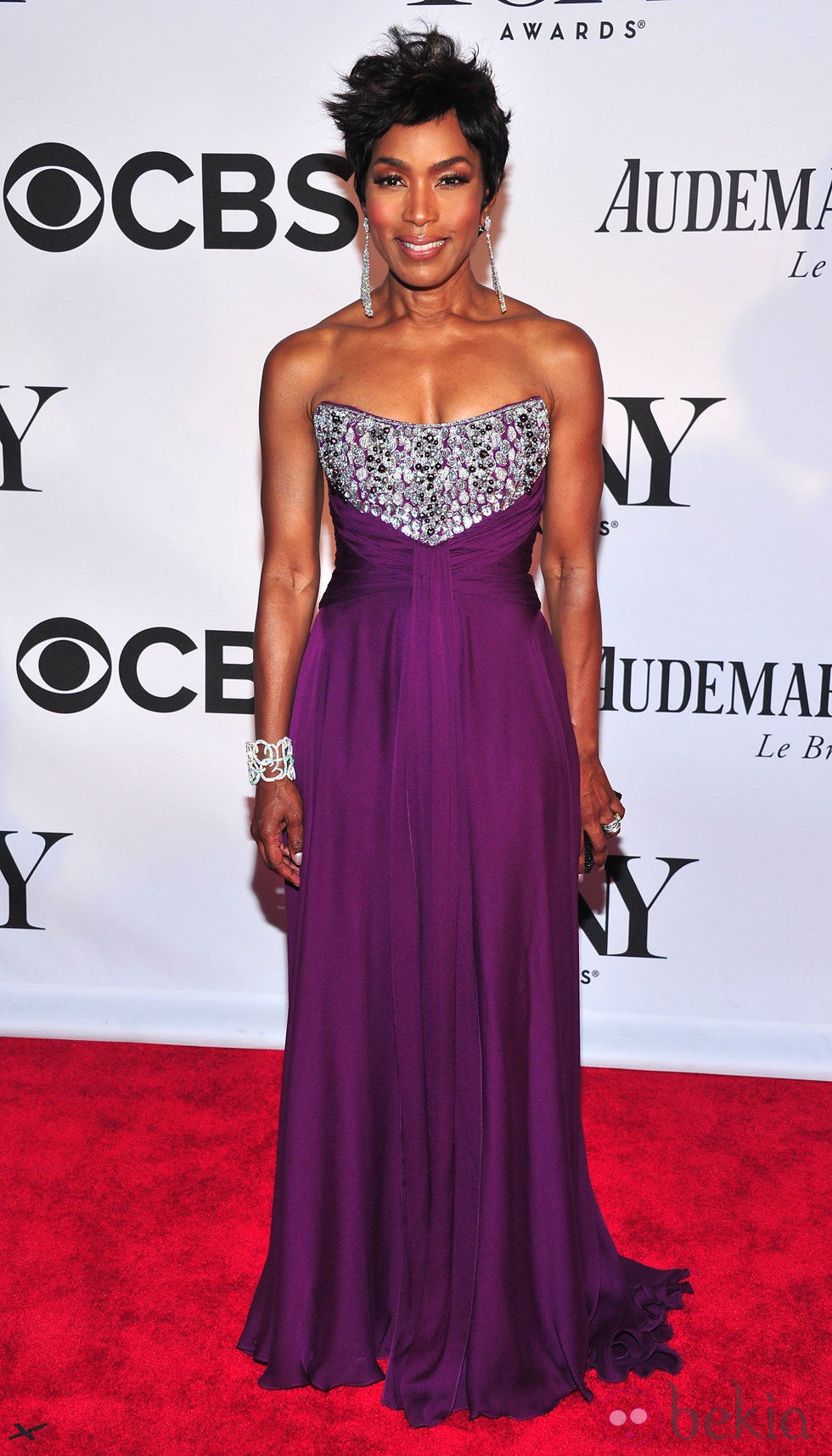 Angela Bassett en la gala de los premios Tony 2013