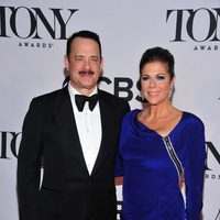 Tom Hanks y Rita Wilson en la gala de los premios Tony 2013