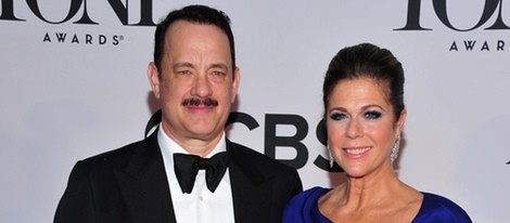 Tom Hanks y Rita Wilson en la gala de los premios Tony 2013