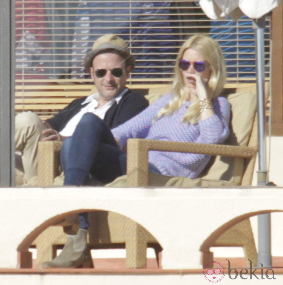 Claudia Schiffer y Matthew Vaughn, de vacaciones en Marbella