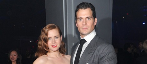 Amy Adams y Henry Cavill en la premiere de 'El Hombre de Acero' en Nueva York