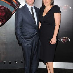 Christopher Nolan en la premiere de 'El Hombre de Acero' en Nueva York