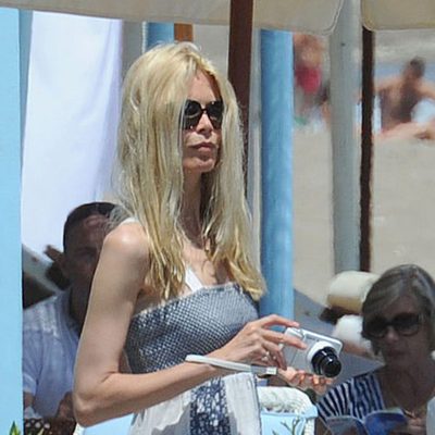 Claudia Schiffer, de vacaciones en Marbella con su marido y sus hijos