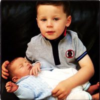 Los hijos de Wayne y Coleen Rooney, Kai y Klay