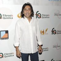 Antonio Carmona en una fiesta solidaria a favor de la fibrosis quística