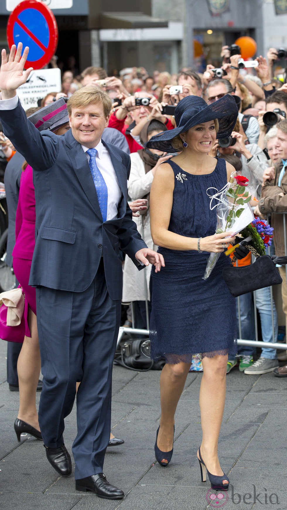 Guillermo Alejandro y Máxima de Holanda en Limburg