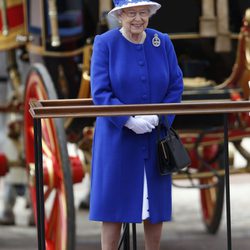 La Reina Isabel II en Trooping the Colour 2013