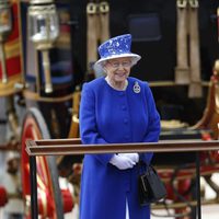 La Reina Isabel II en Trooping the Colour 2013