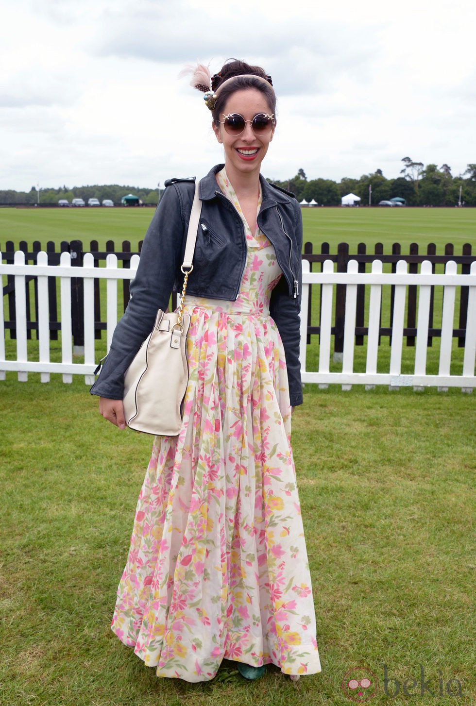 Oona Chaplin en la Copa de la Reina de Polo