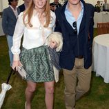 Beatriz de York y Dave Clark en la Copa de la Reina de Polo