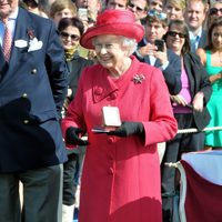 La Reina Isabel en la Copa de la Reina de Polo