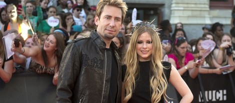 Avril Lavigne y Chad Kroeger en los MuchMusic Video Awards 2013