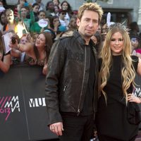 Avril Lavigne y Chad Kroeger en los MuchMusic Video Awards 2013