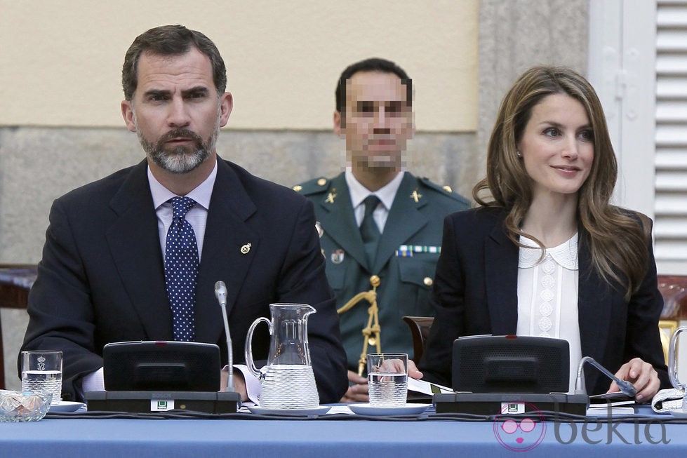 Los Príncipes Felipe y Letizia en la reunión anual con los Patronatos de la Fundación Príncipe de Asturias