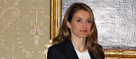 La Princesa Letizia en la reunión anual con los Patronatos de la Fundación Príncipe de Asturias